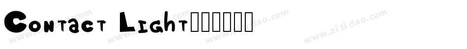 Contact Light字体转换